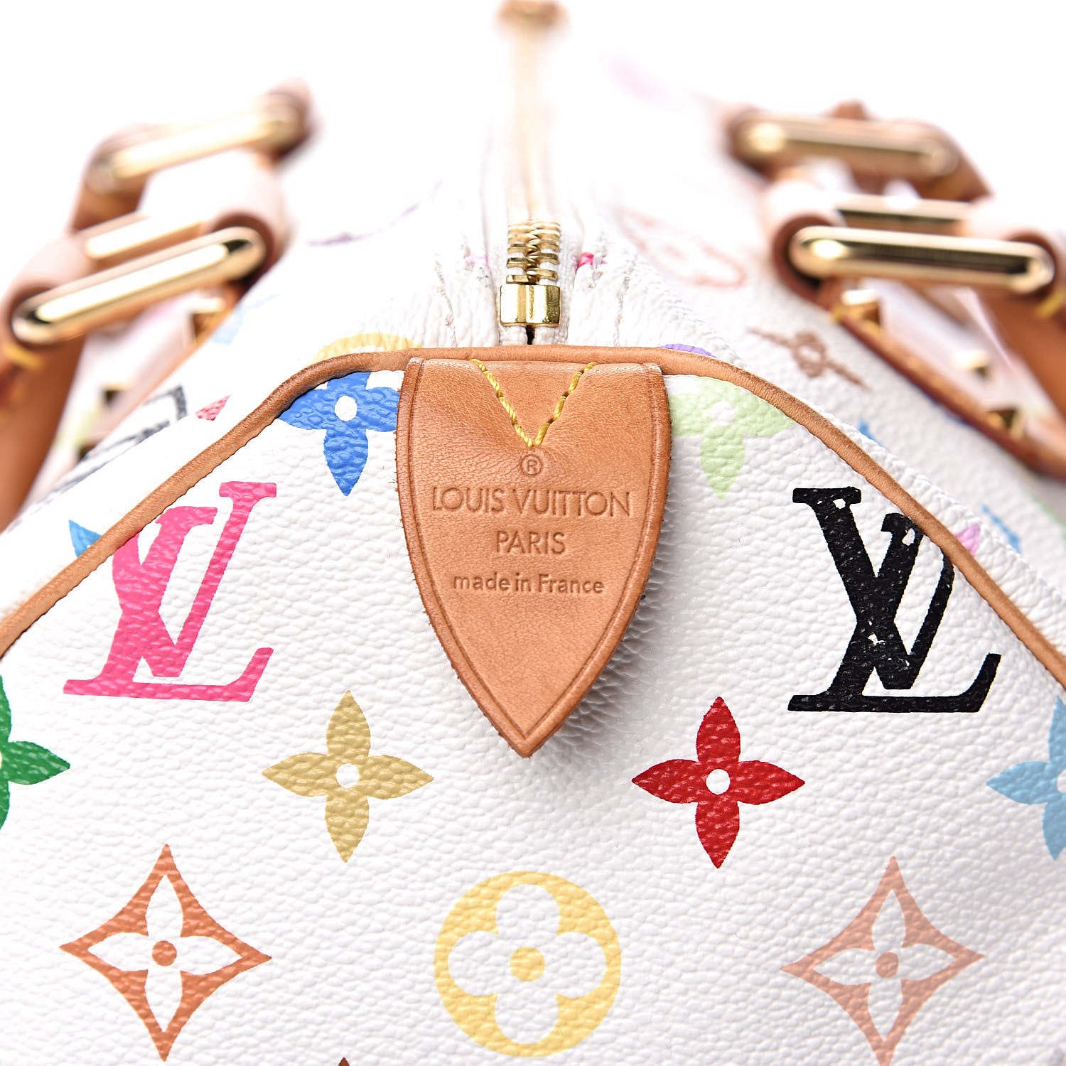 Louis Vuitton Monogram Multicolor Speedy 30 White 6 of 13