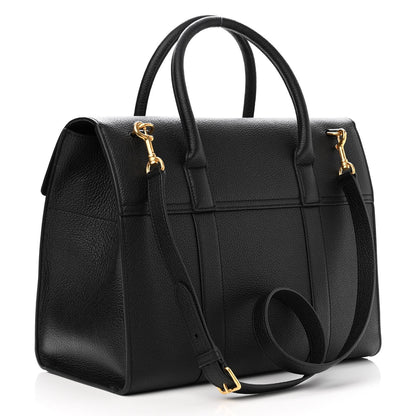 Mulberry Classic Grain Calfskin New Bayswater Black 3 of 10
