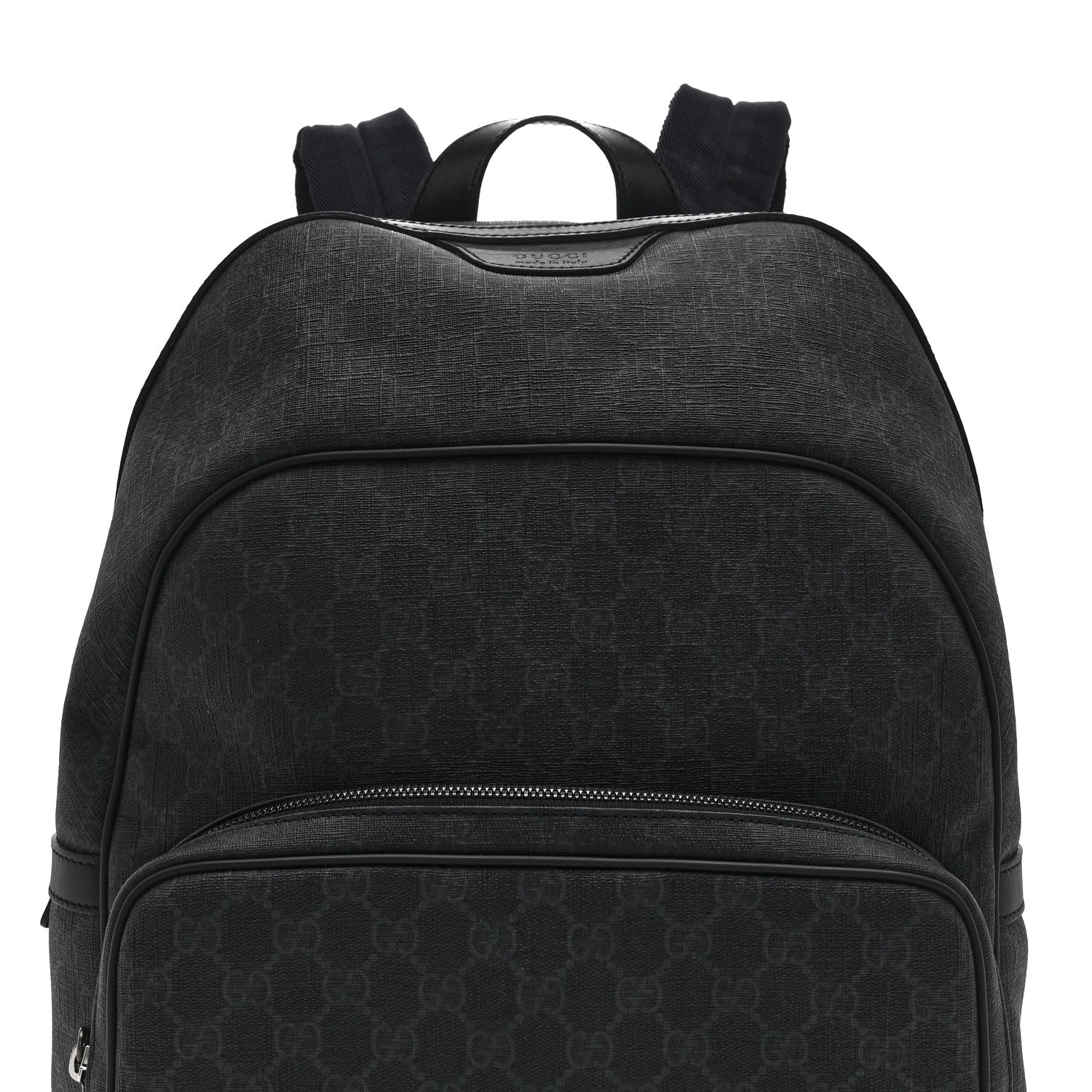 Gucci GG Supreme Monogram Medium Day Backpack Grey Black 8 of 10