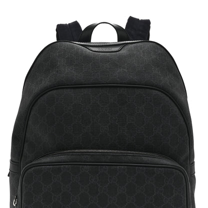 Gucci GG Supreme Monogram Medium Day Backpack Grey Black 8 of 10