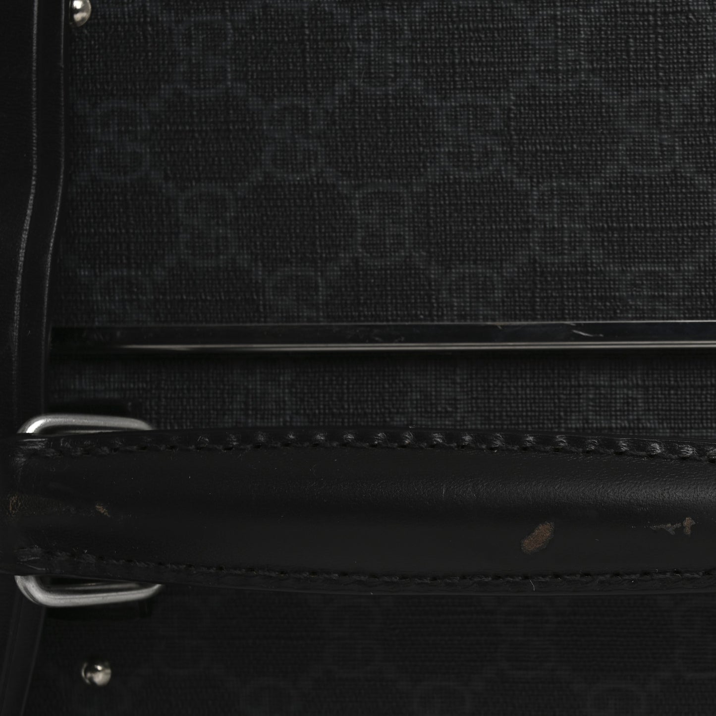 GG Supreme Monogram Globe-Trotter Carry-On Black