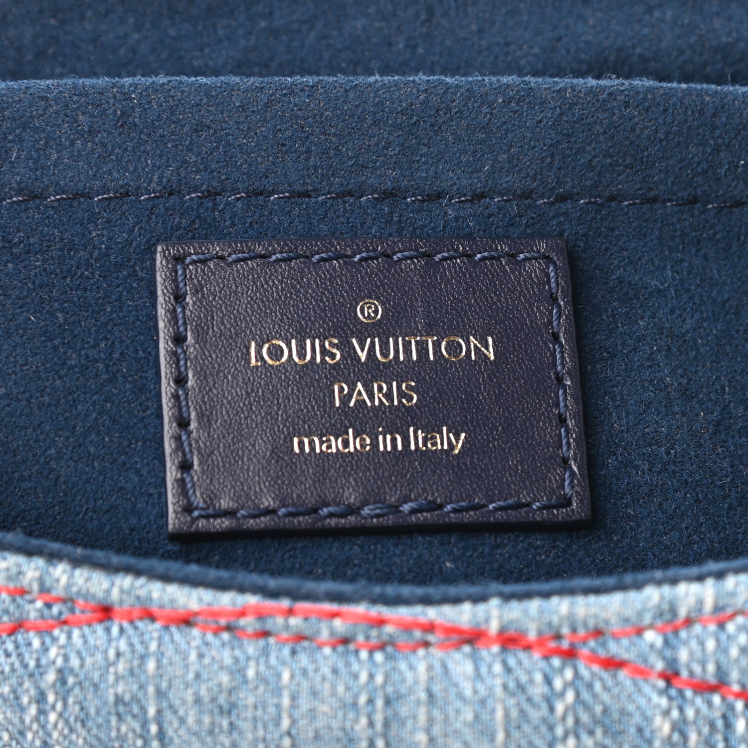 Louis Vuitton Denim New Wave Chain MM Blue 6 of 10