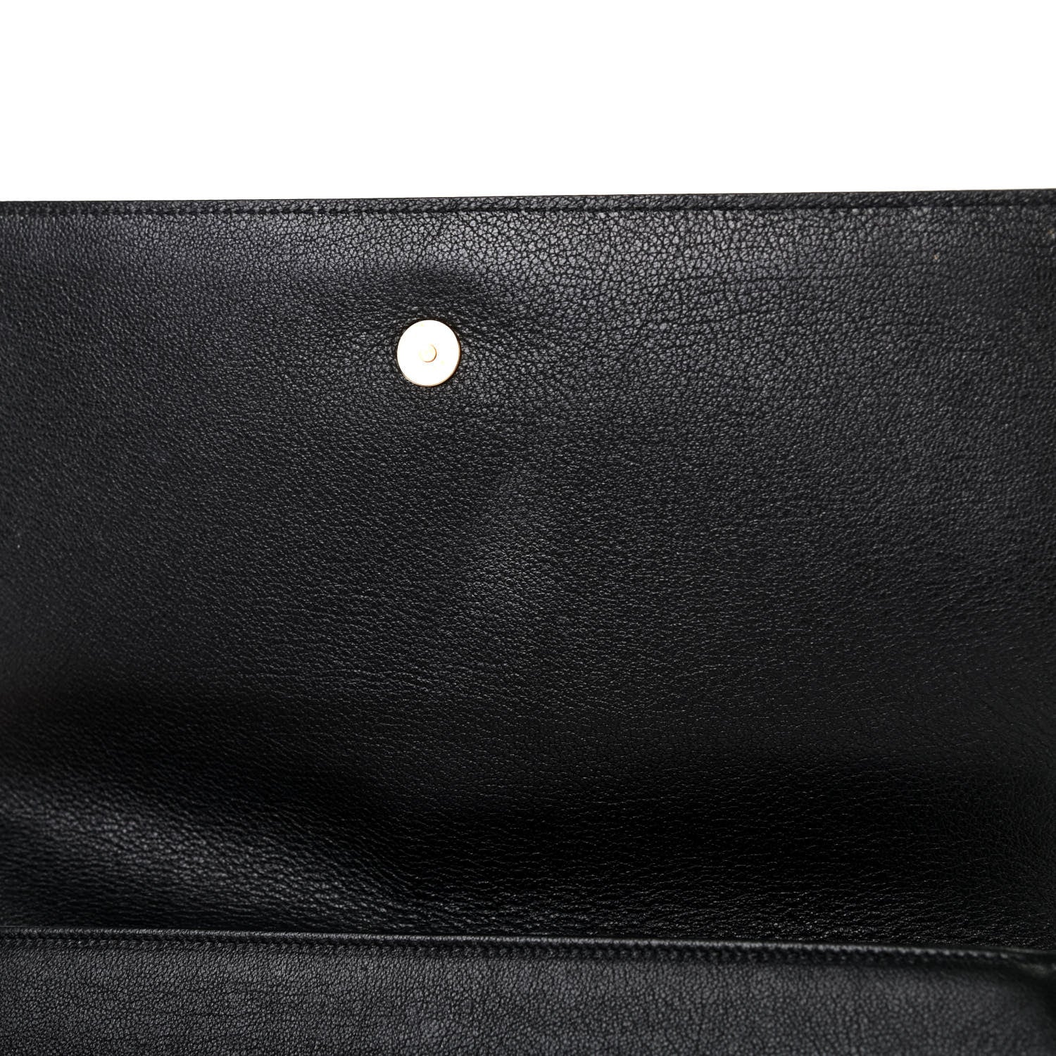 Saint Laurent Calfskin Monogram Large Belle De Jour Clutch Black 11 of 11