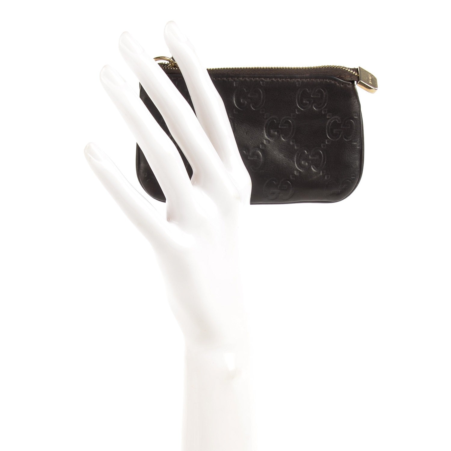 Gucci Guccissima Key Case Chocolate 2 of 7