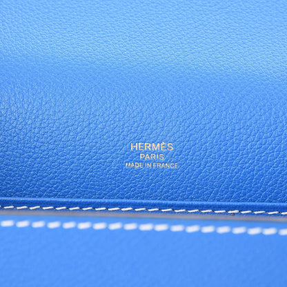 Hermes Evercolor Sac Roulis 23 Bleu Hydra 6 of 7