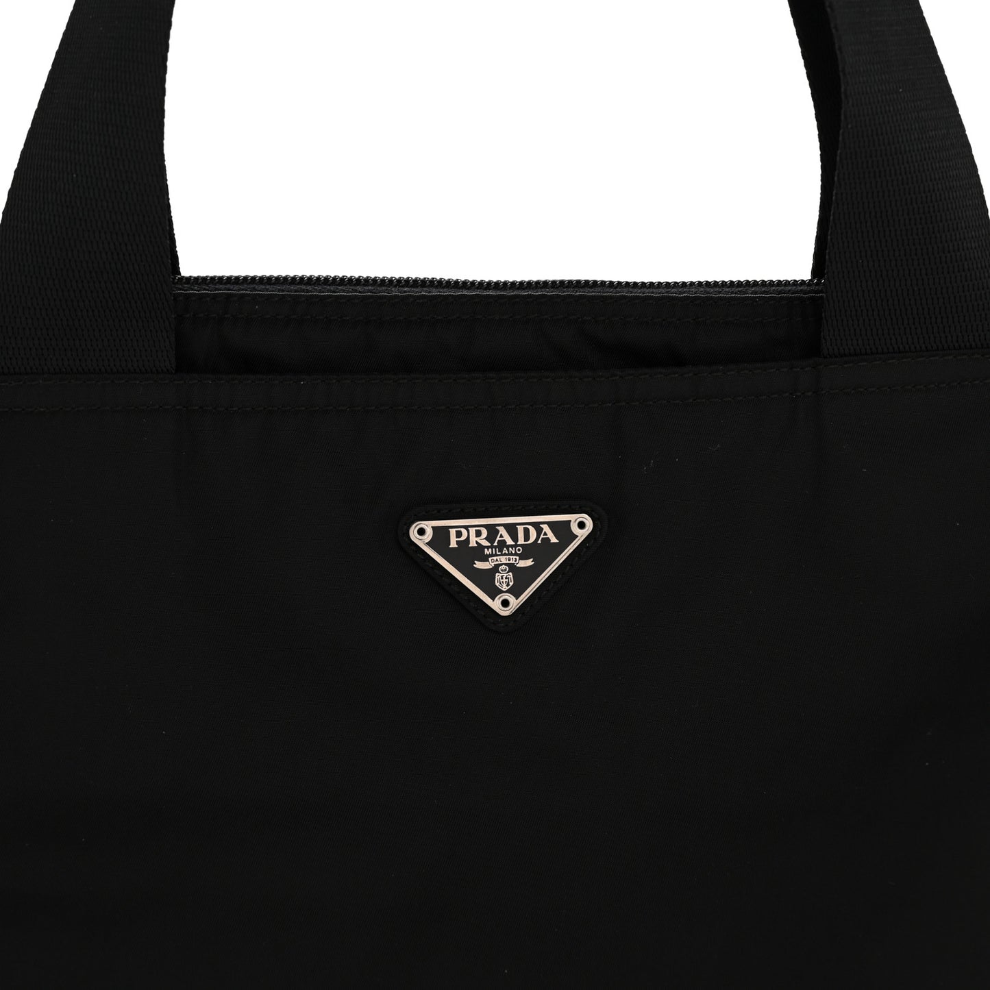 Tessuto Nylon Shopping Tote Black