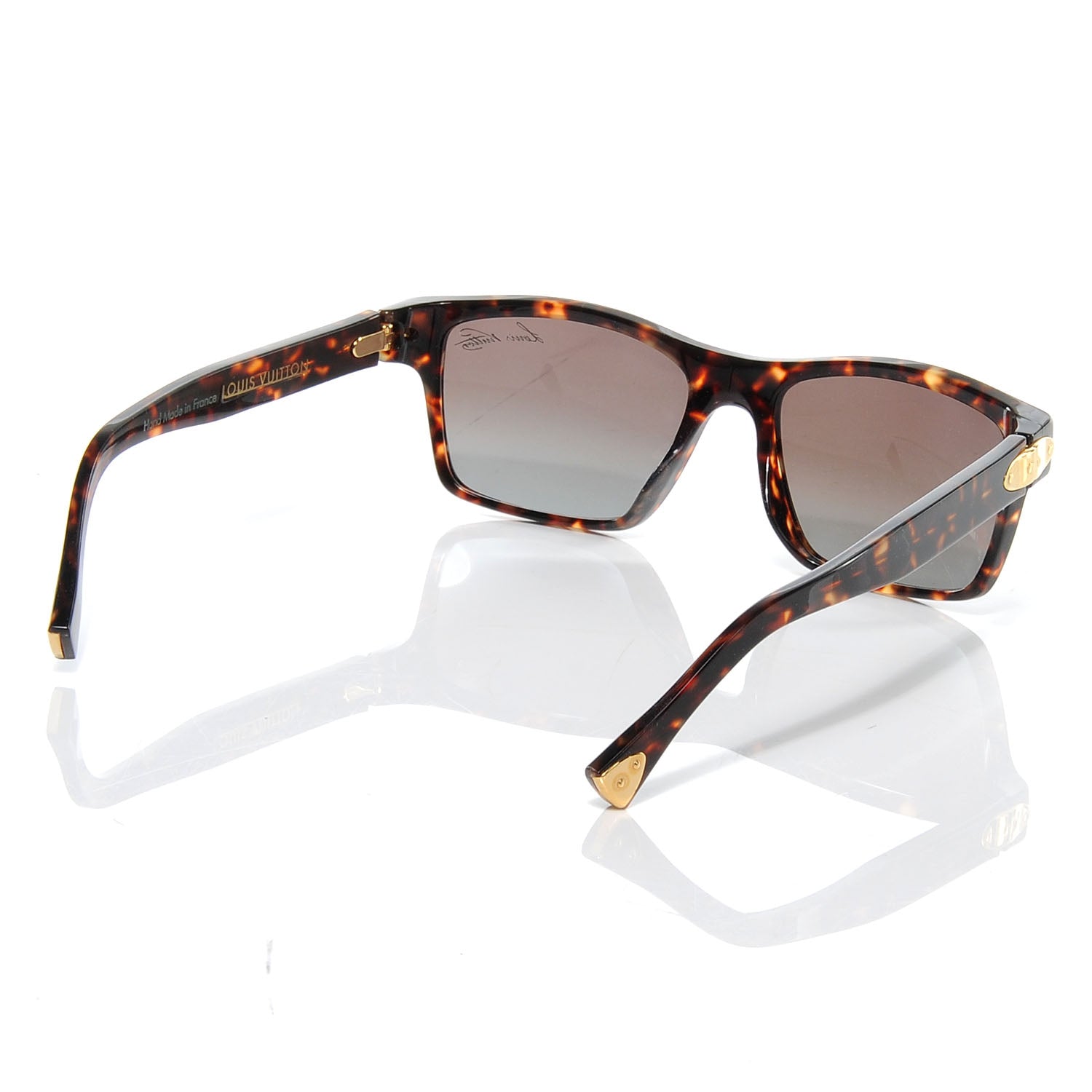 Louis Vuitton Acetate Tortoise Sunglasses Z0139E 2 of 5