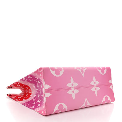 Louis Vuitton Monogram Escale Onthego GM Rouge 4 of 11