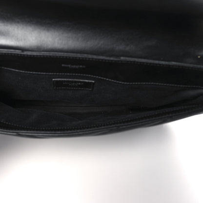 Saint Laurent Calfskin Y Quilted Monogram Loulou Document Holder Black 5 of 10