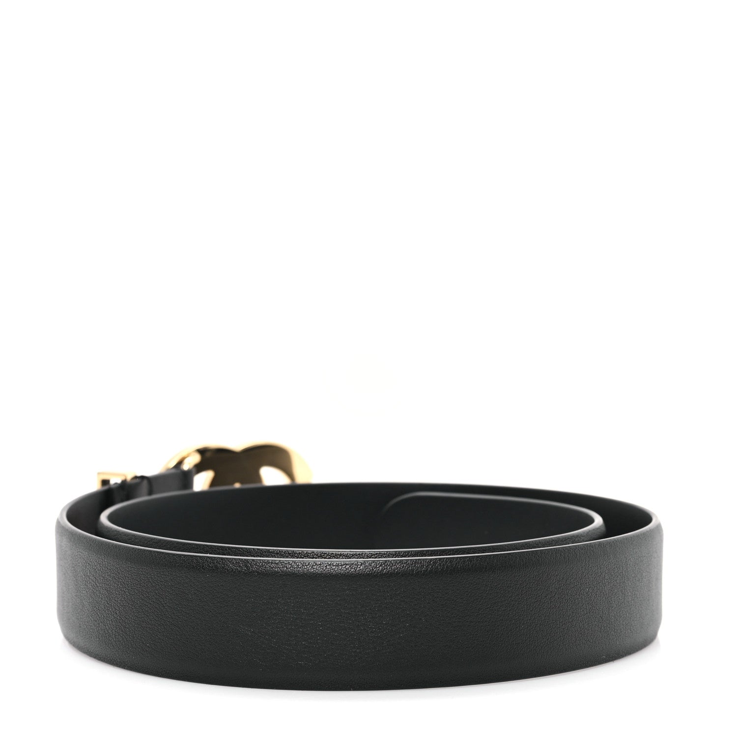Chanel Calfskin Metal Enamel CC Belt 75 30 Black Golden 2 of 5