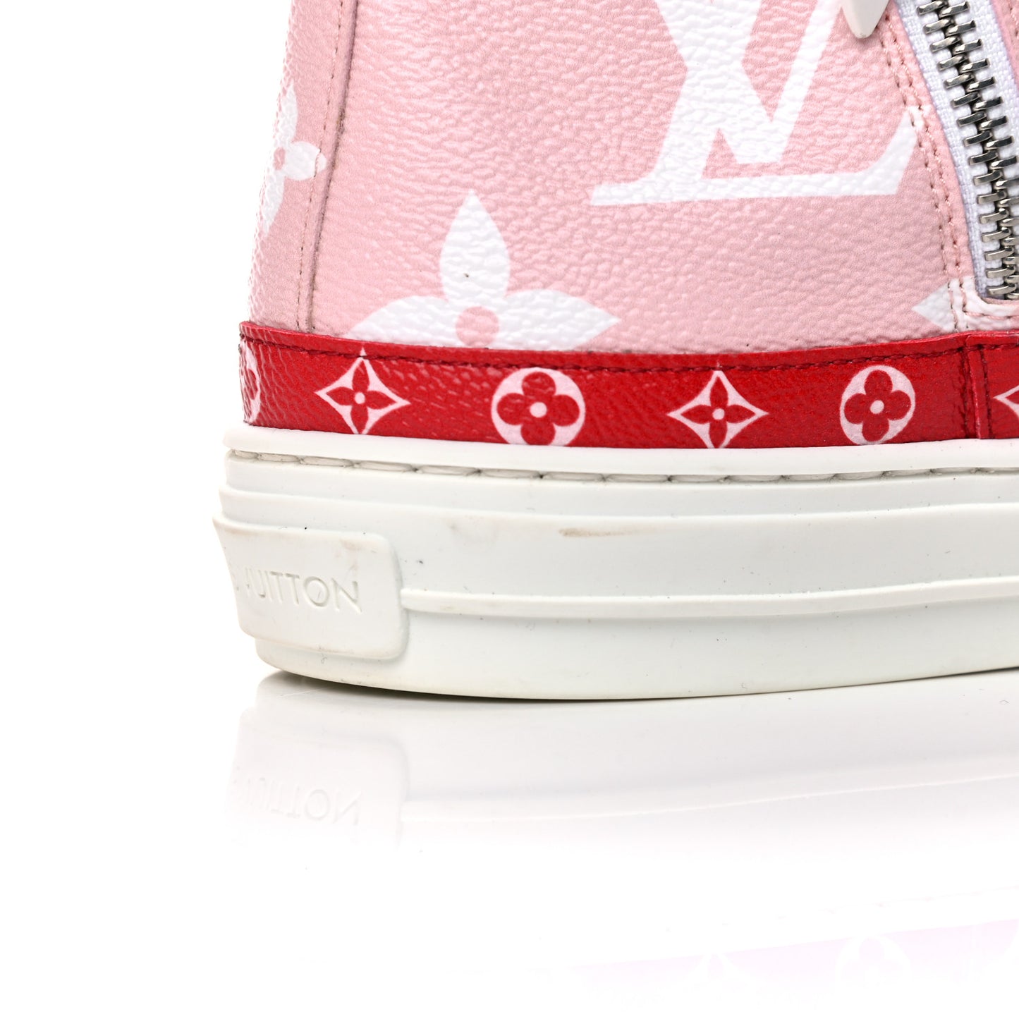 Monogram Giant Stellar Sneaker Boots 40 Rose Rouge