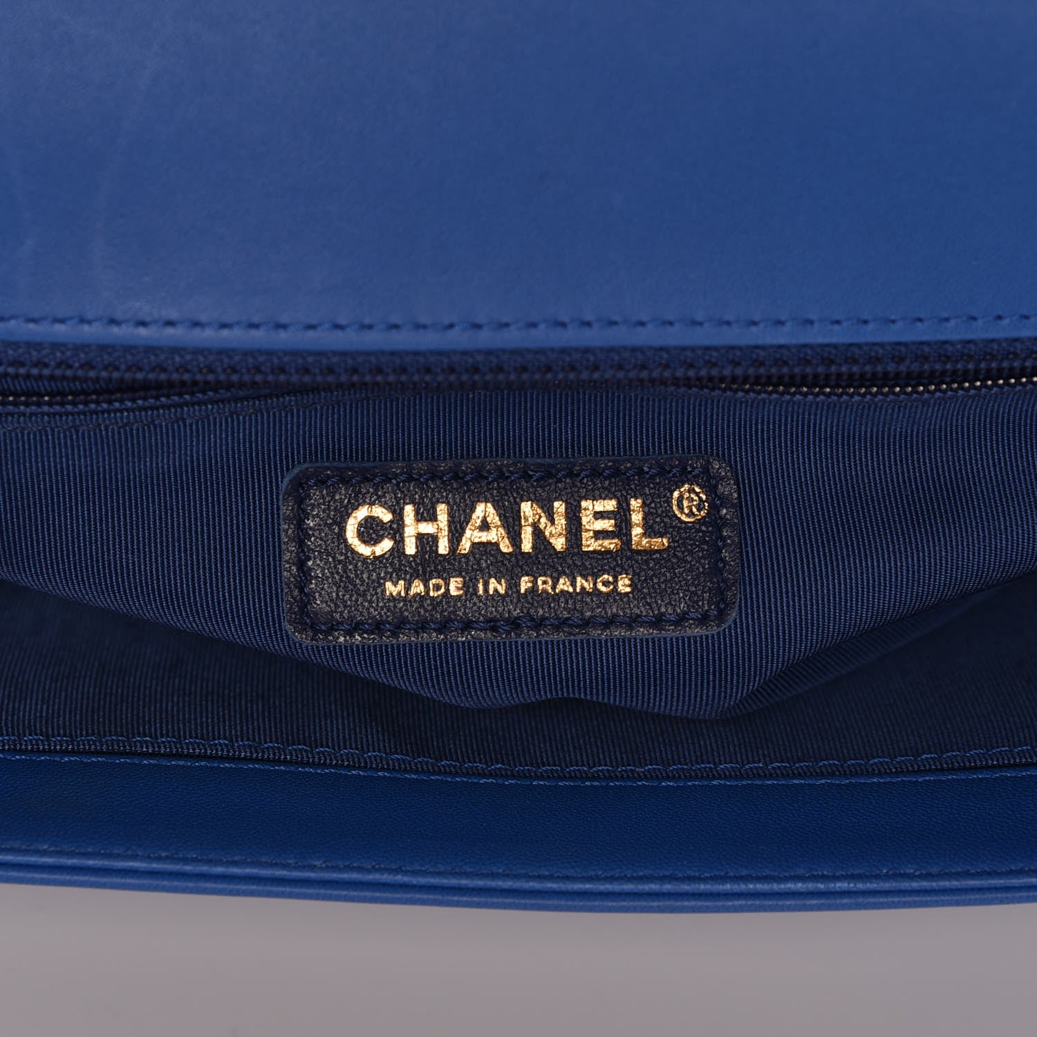Chanel Lambskin Quilted New Medium Boy Flap Blue 6 of 7