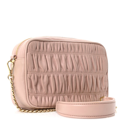 Prada Nappa Gaufre Camera Bag Cipria 3 of 10