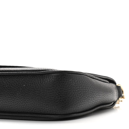 Gucci Pebbled Calfskin Medium Soho Flap Crossbody Black 10 of 10