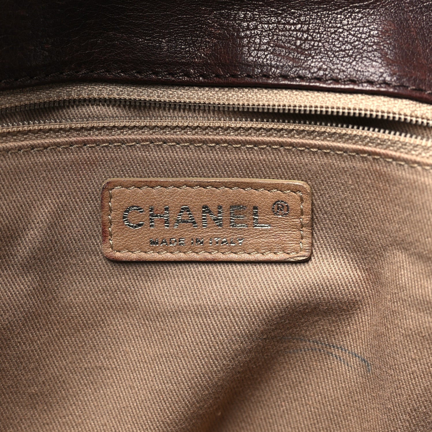 Chanel Calfskin Diamond Stitch Accordion Flap Brown 6 of 12