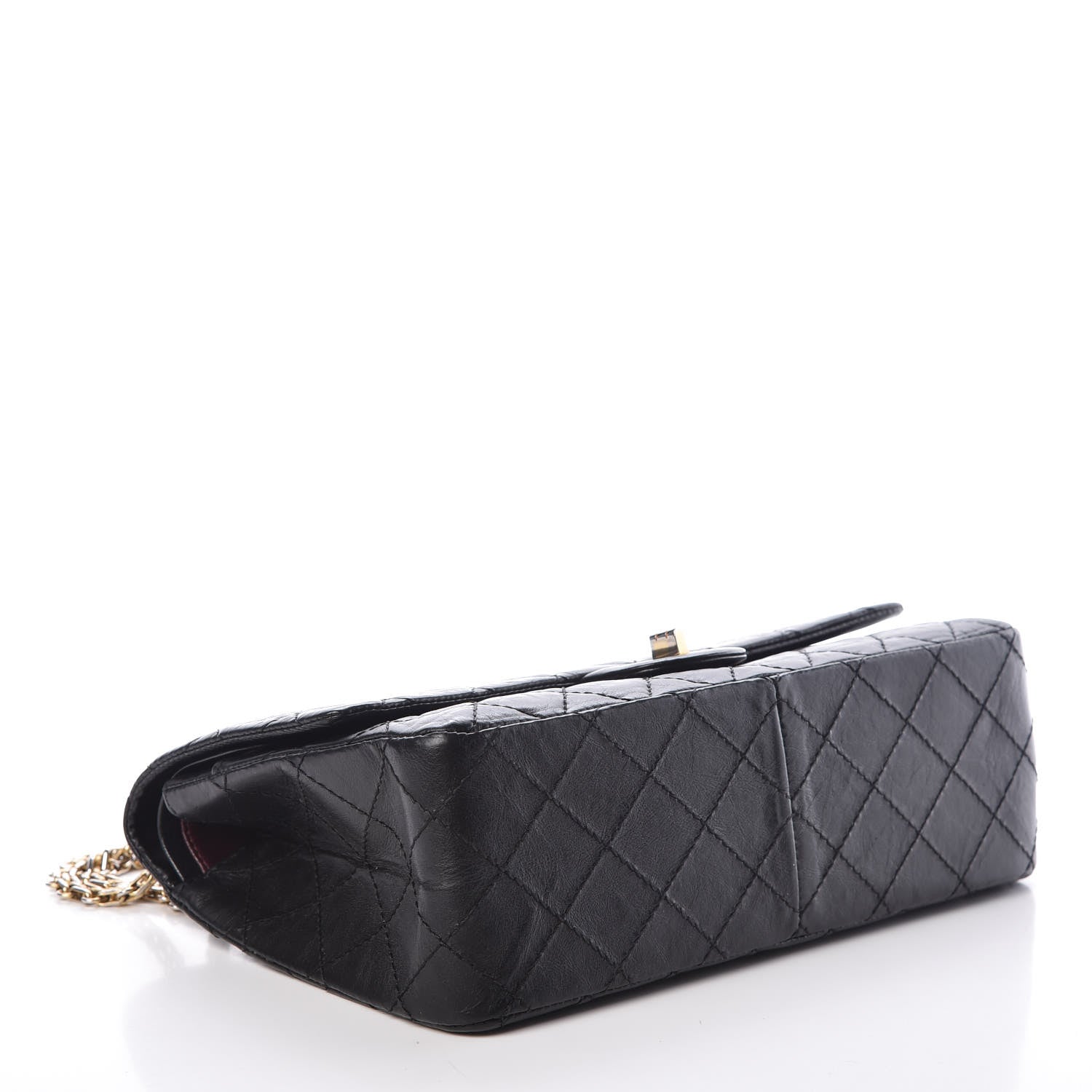 Chanel Aged Calfskin Quilted 2.55 Reissue 226 Flap Black 4 of 10