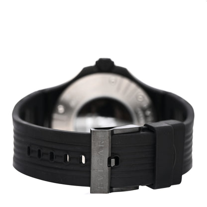 Bulgari Stainless Steel Rubber 44mm Endurer All Blacks Special Rugby Edition Automatic Watch Black 3 of 4