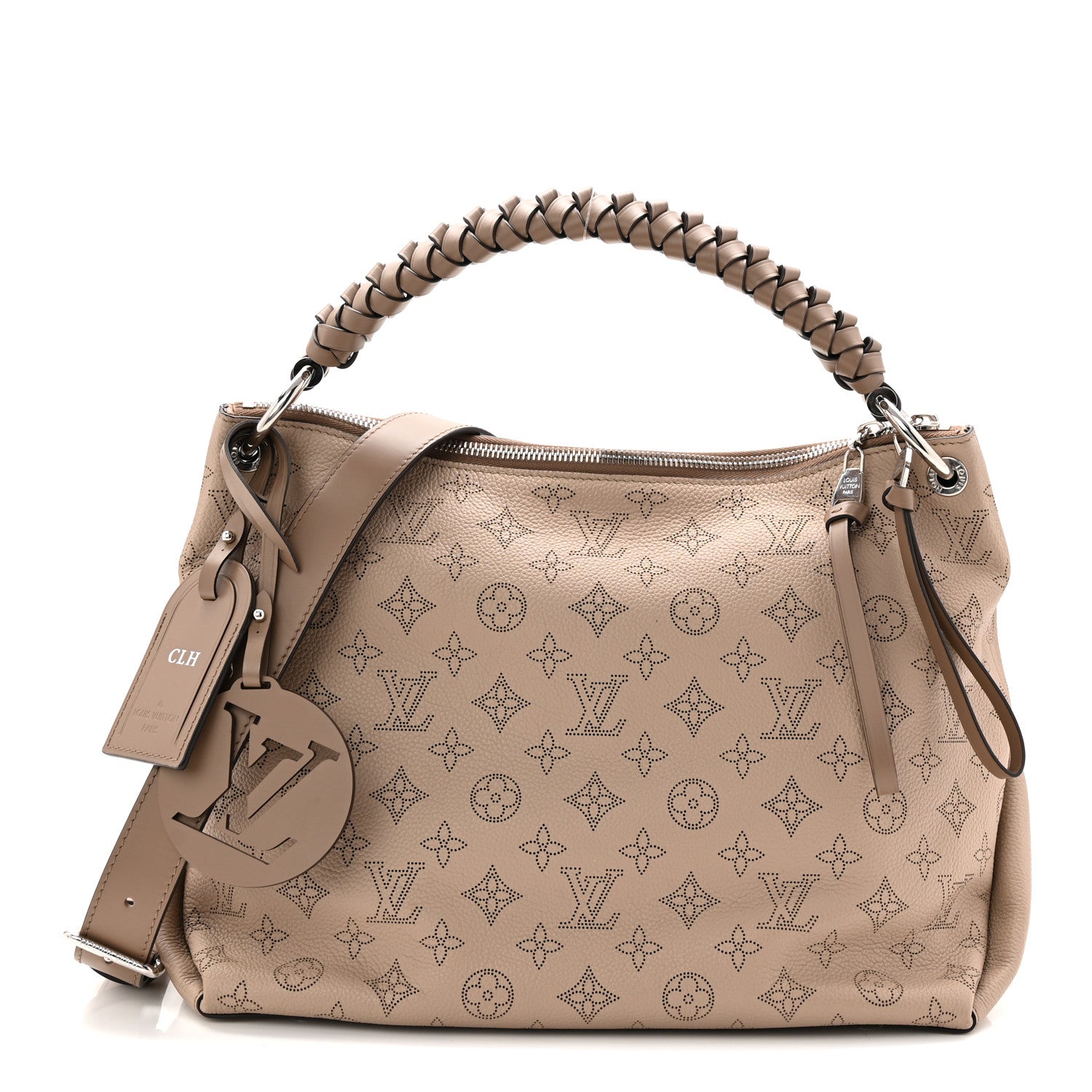 Louis Vuitton Mahina Beaubourg Hobo MM Galet 1 of 11