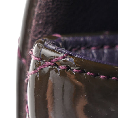 Chanel Patent Quilted Jumbo Single Flap Plum 11 of 15
