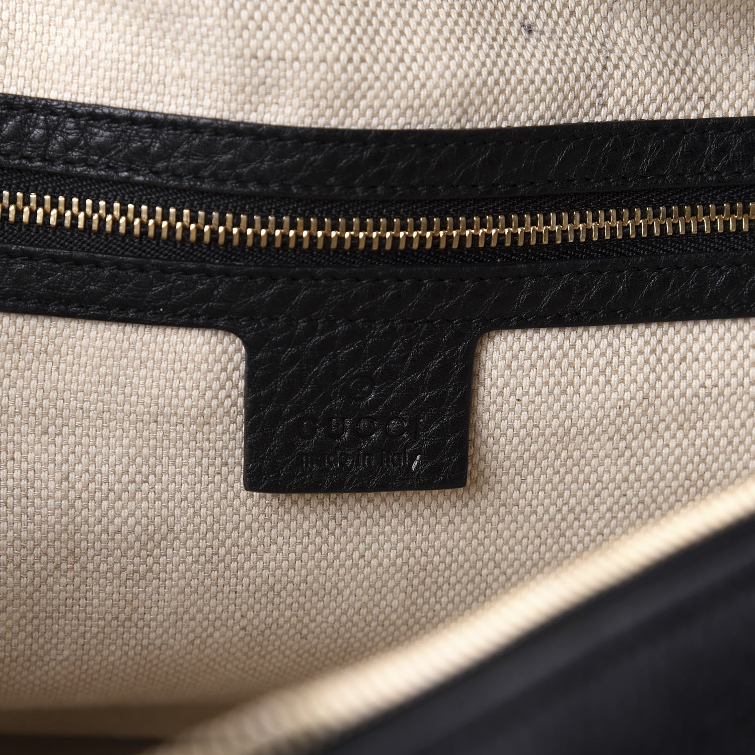 Gucci Pebbled Calfskin Medium Soho Bowler Black 8 of 10
