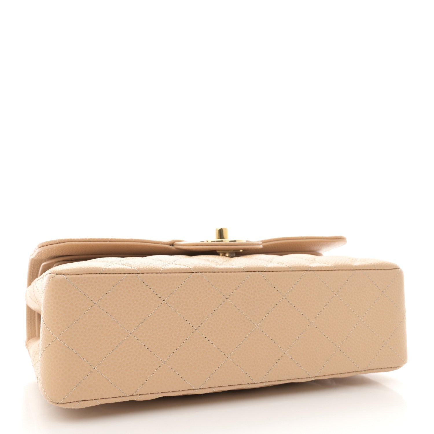 Chanel Caviar Quilted Small Double Flap Beige 4 of 11
