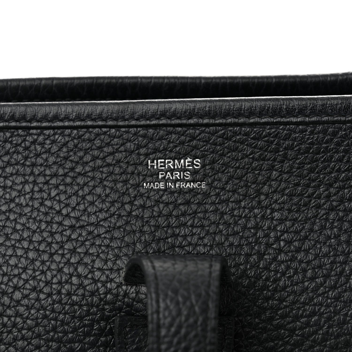 Hermes Taurillon Clemence Evelyne III PM Black 6 of 10