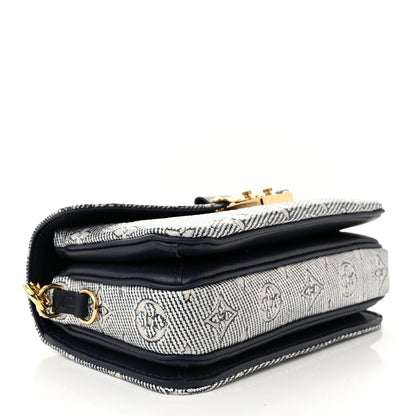 Louis Vuitton Monoglam Pochette Metis East West Blue 4 of 9