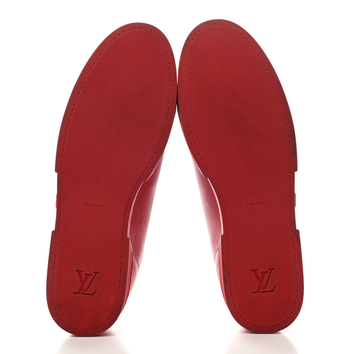 Louis Vuitton Epi Low Top Sneakers 10.5 Red 5 of 8