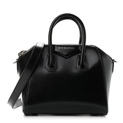 Givenchy Shiny Lord Calfskin Mini Antigona Black 1 of 9