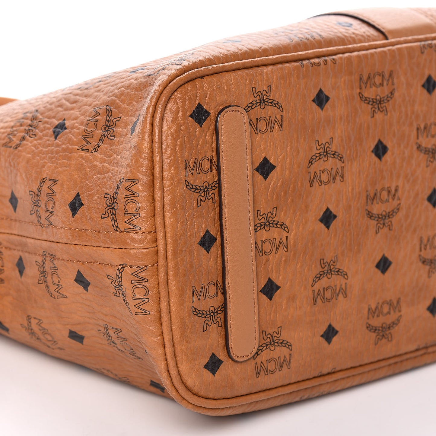 Visetos Medium Liz Reversible Shopper Tote Cognac