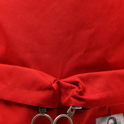 Chloe OFF-WHITE Canvas Mona Lisa Backpack Red 7 of 30