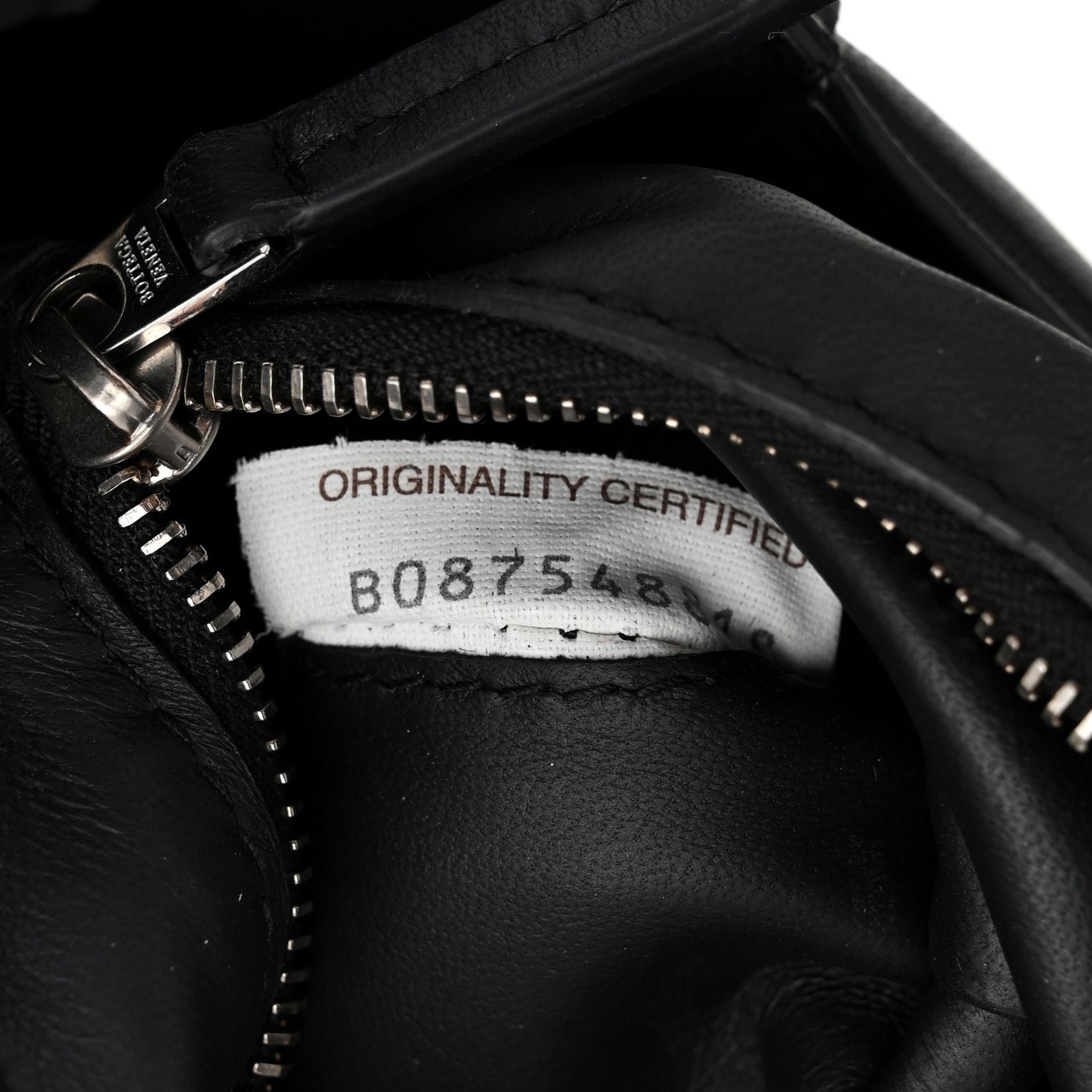 Nappa Maxi Intreccio Padded Cassette Crossbody Bag Black