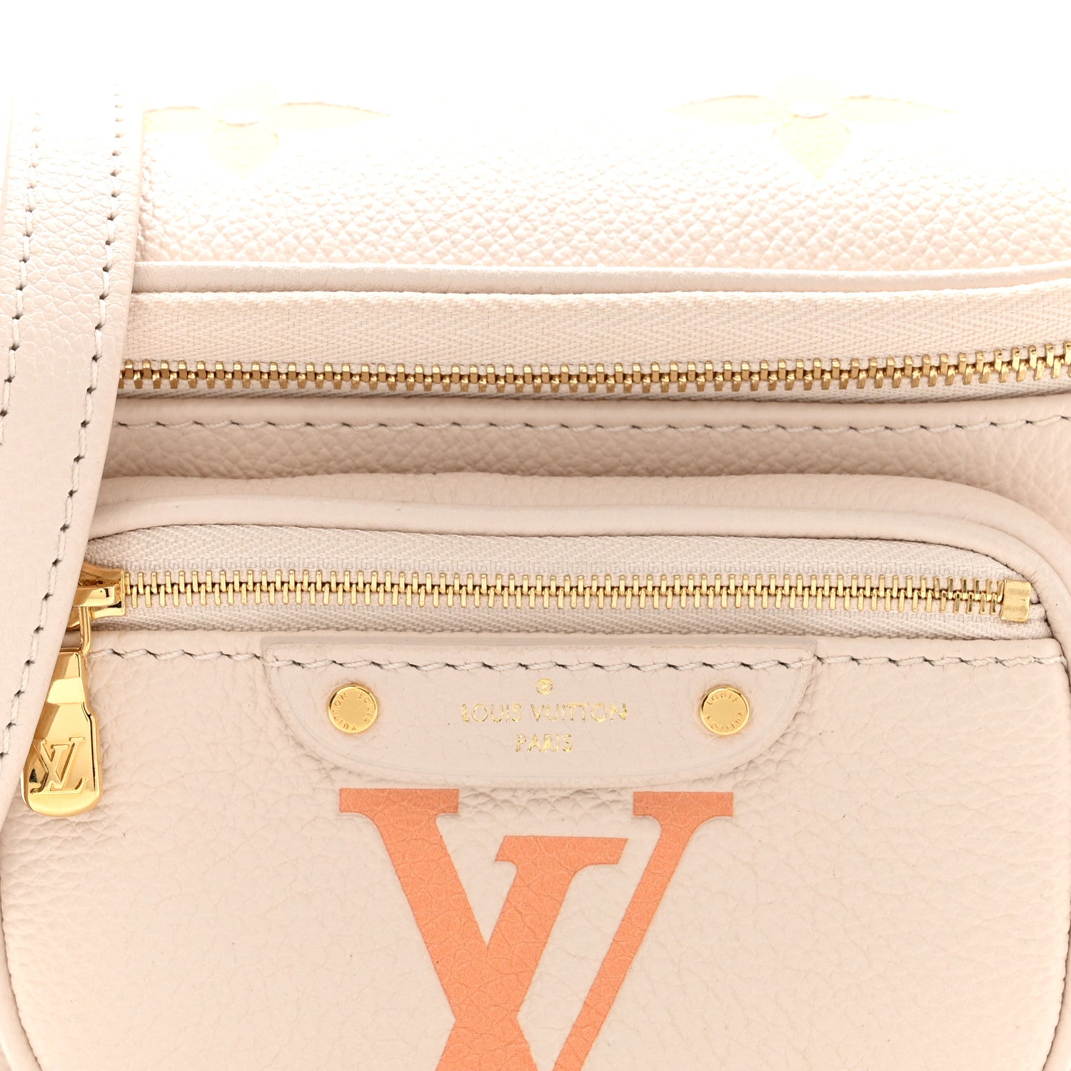 Louis Vuitton Empreinte Monogram Giant Mini By The Pool Bumbag  Cream Saffron 7 of 9