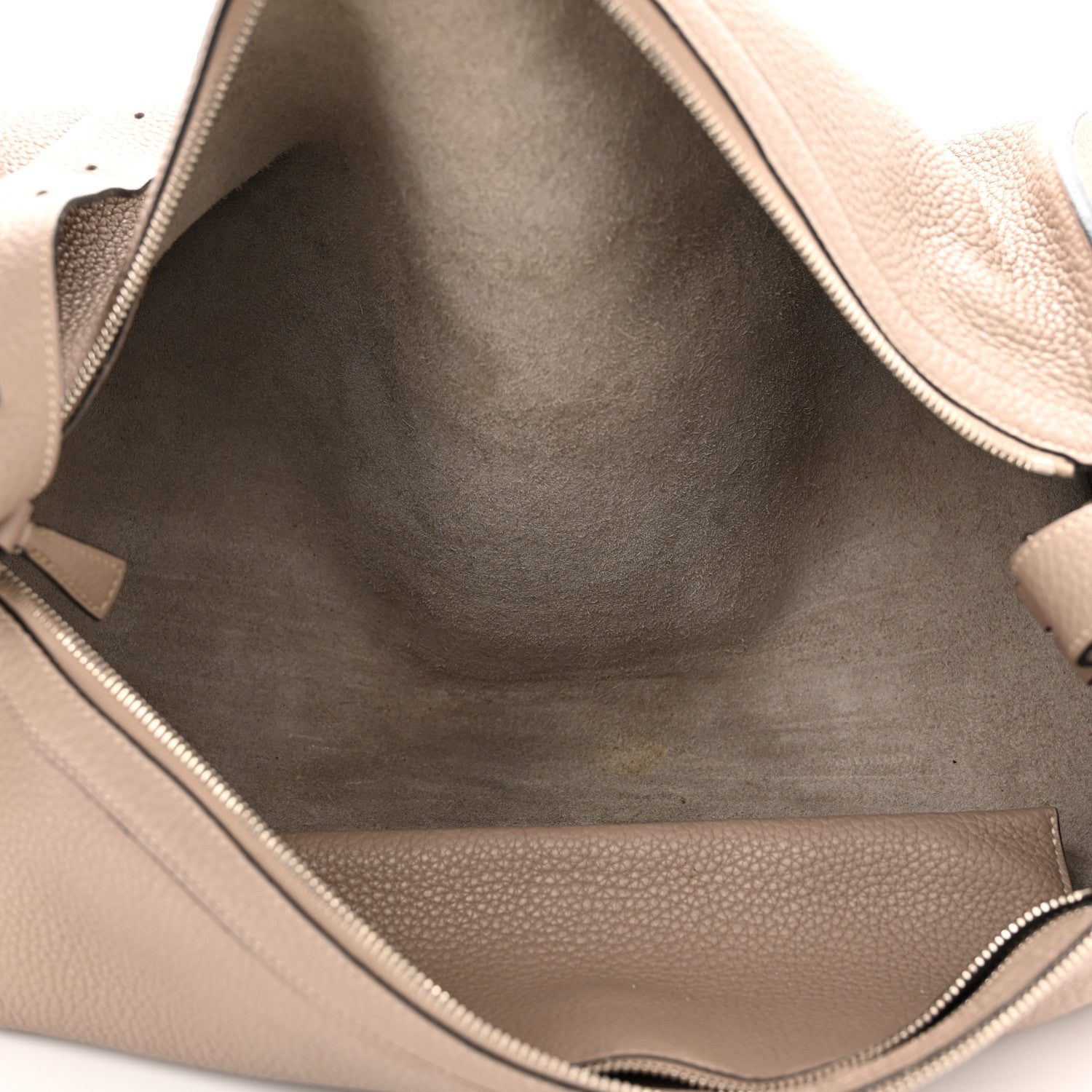 Hermes Taurillon Clemence Sac Doremi 45 Gris Tourterelle 5 of 14
