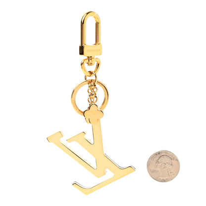 Louis Vuitton Metal Taurillon LV Capucines Bag Charm Key Holder Black 2 of 5