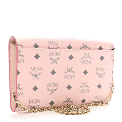 MCM Visetos Monogram Medium Millie Crossbody Bag Soft Pink 3 of 9