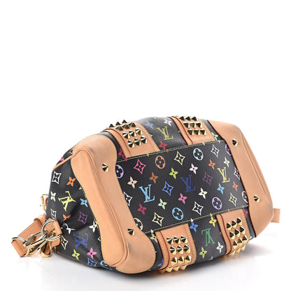Louis Vuitton Monogram Multicolor Courtney MM Black 4 of 9
