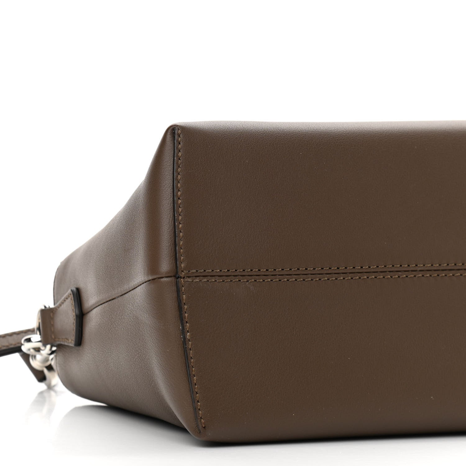 Fendi Vitello Dolce Bi-Color FF 1974 Embossed Medium By The Way Boston Bag Maya Black 9 of 13