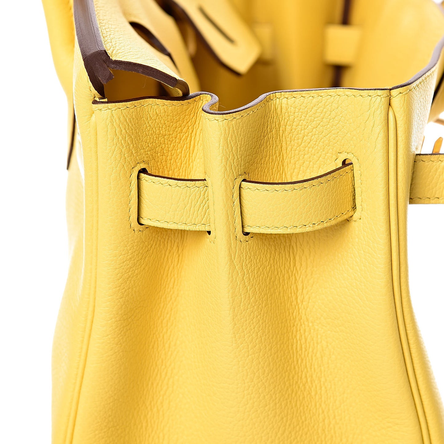 Taurillon Novillo Birkin 30 Jaune De Naples