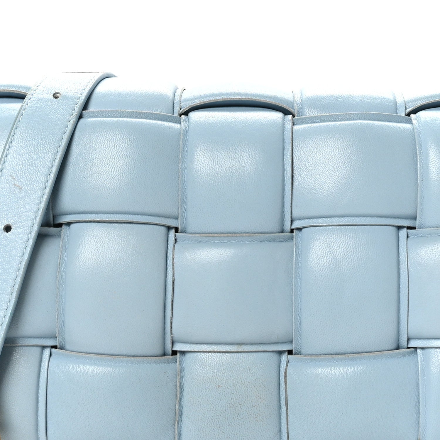 Bottega Veneta Nappa Maxi Intreccio Padded Cassette Crossbody Bag Ice 7 of 10