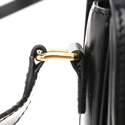 Celine Shiny Calfskin Medium Triomphe Black 13 of 14