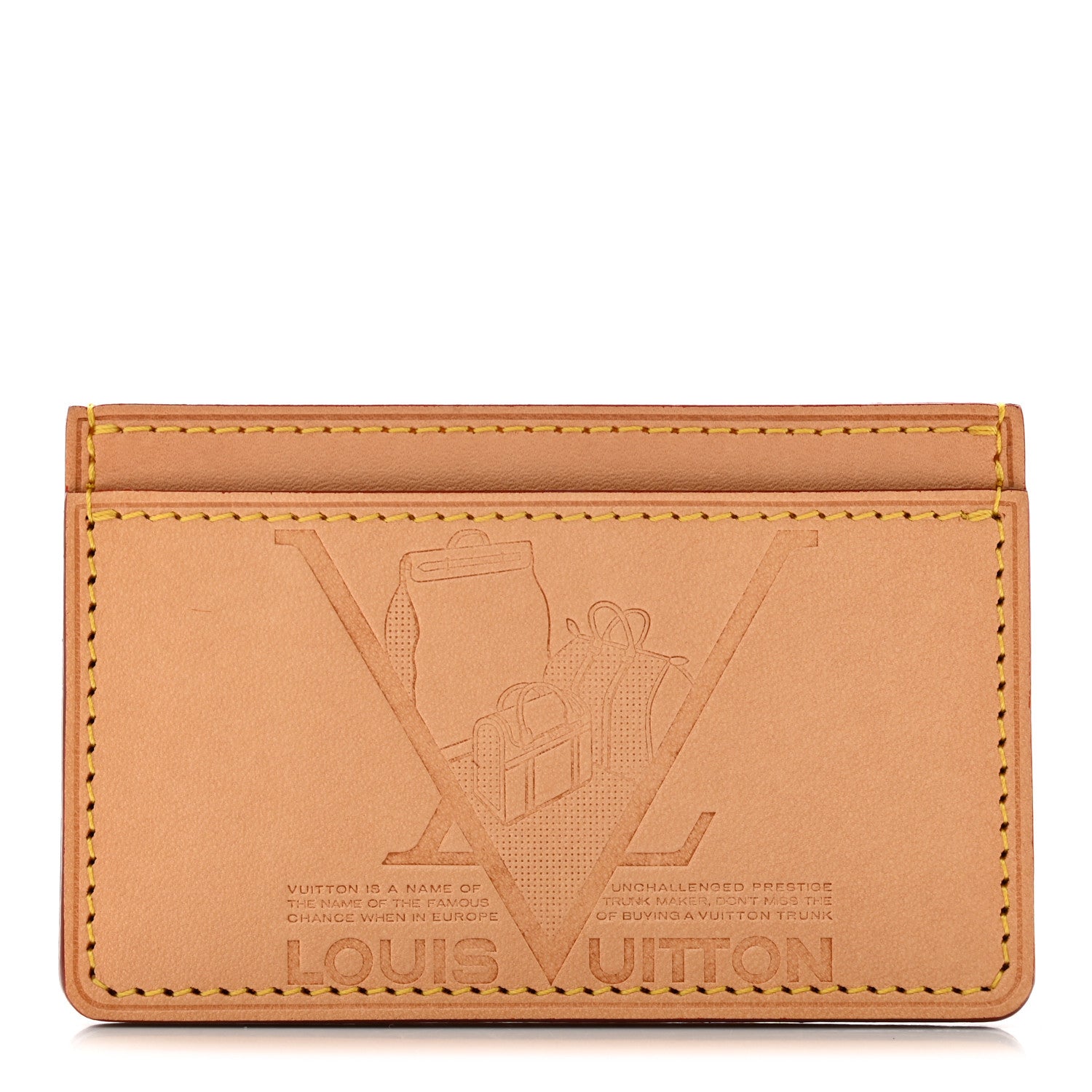 Louis Vuitton Vachetta Voyages Card Holder 1 of 7