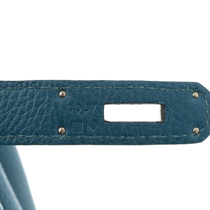 Hermes Togo Birkin 30 Bleu De Galice 7 of 11