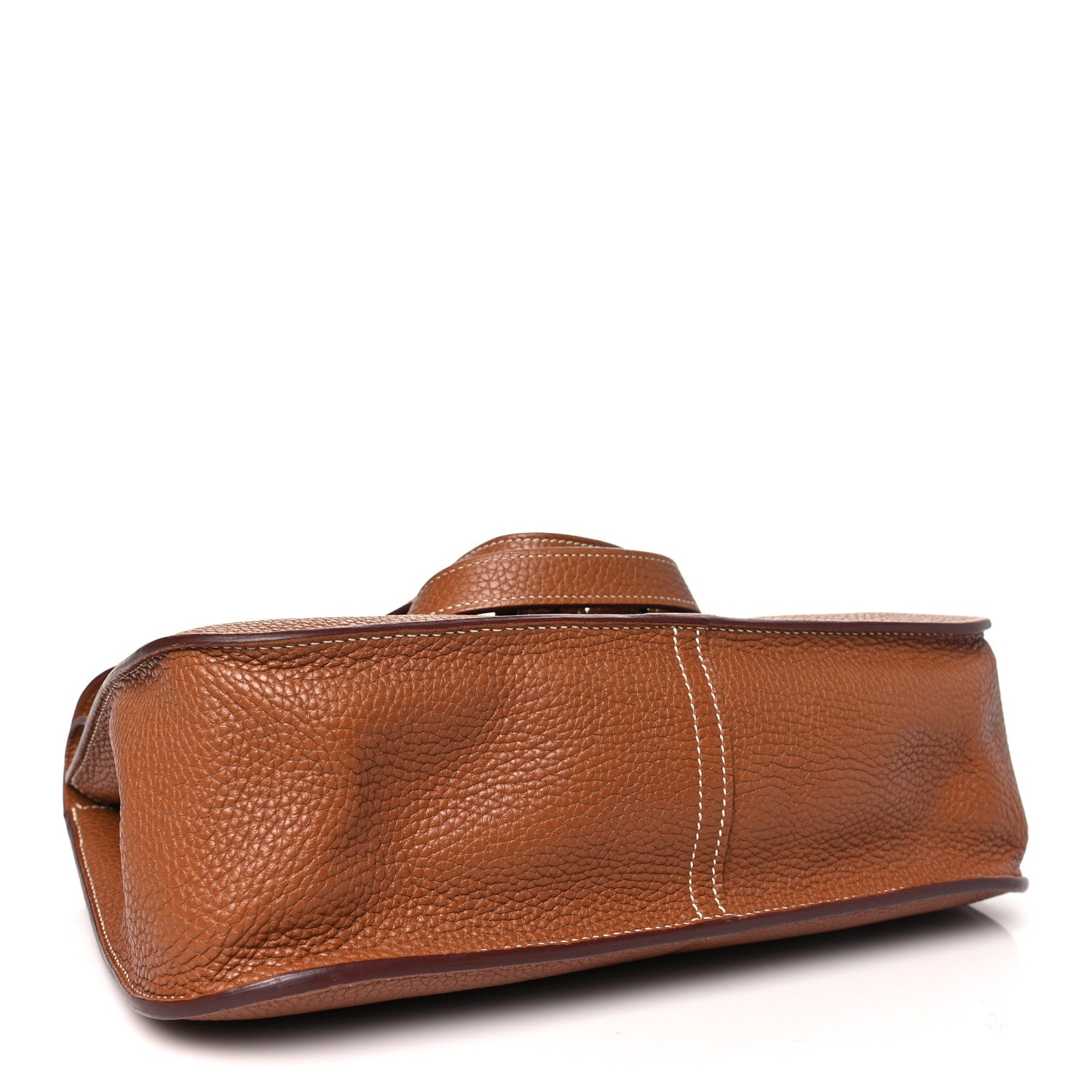 Hermes Taurillon Clemence Halzan 31 Gold 4 of 12