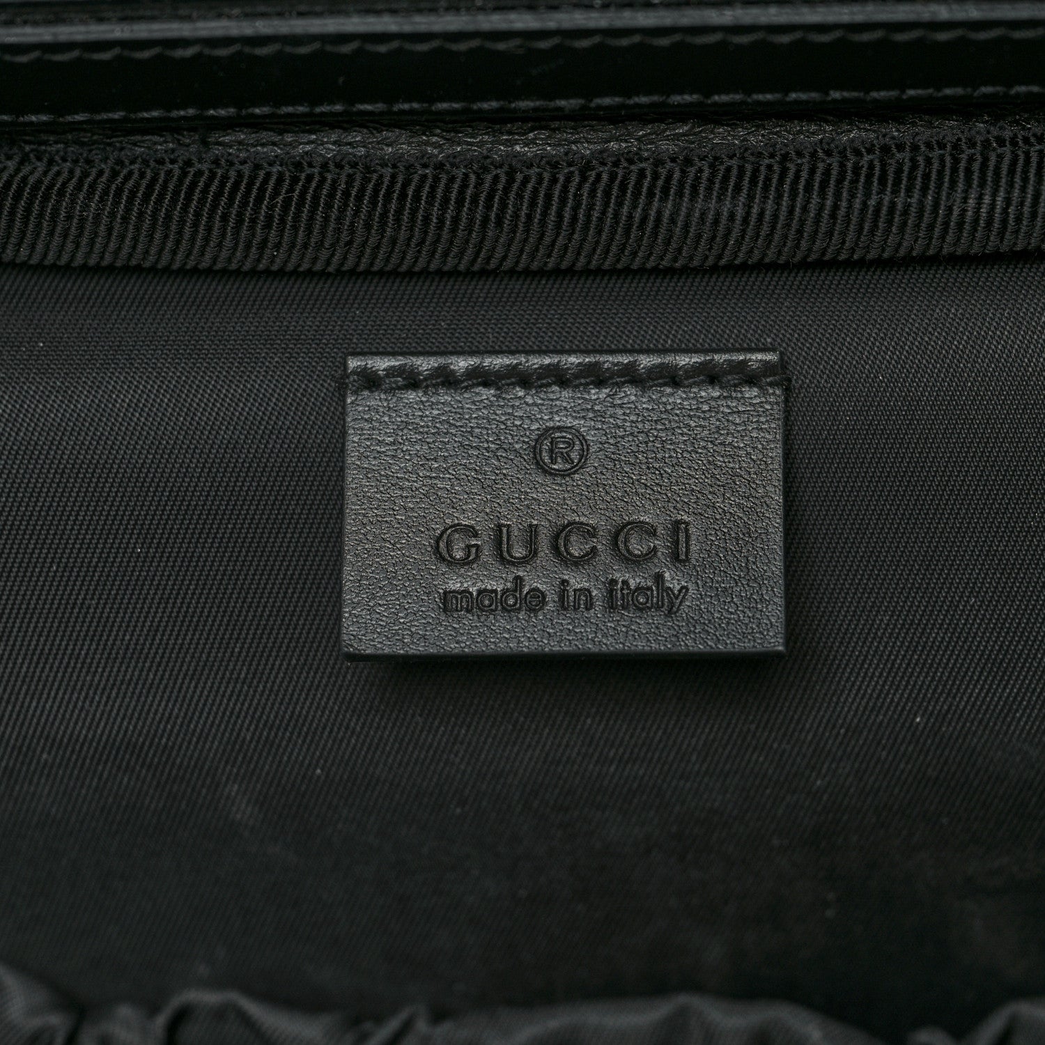 Gucci Calfskin Matelasse Large GG Marmont Vanity Cosmetic Case Black 5 of 12