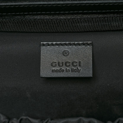 Gucci Calfskin Matelasse Large GG Marmont Vanity Cosmetic Case Black 5 of 12