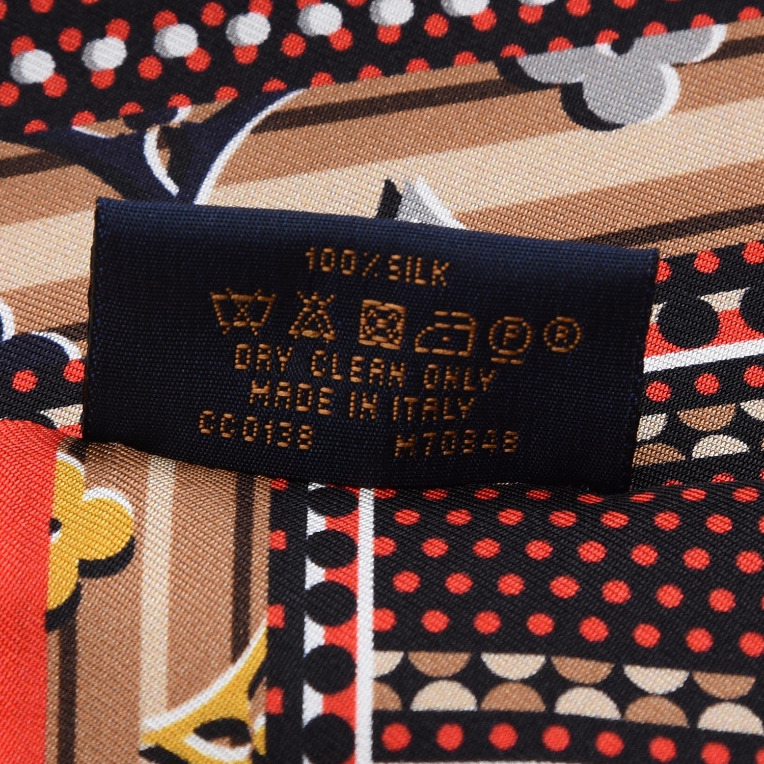 Louis Vuitton Silk Monogram Mondots Bandeau 4 of 4