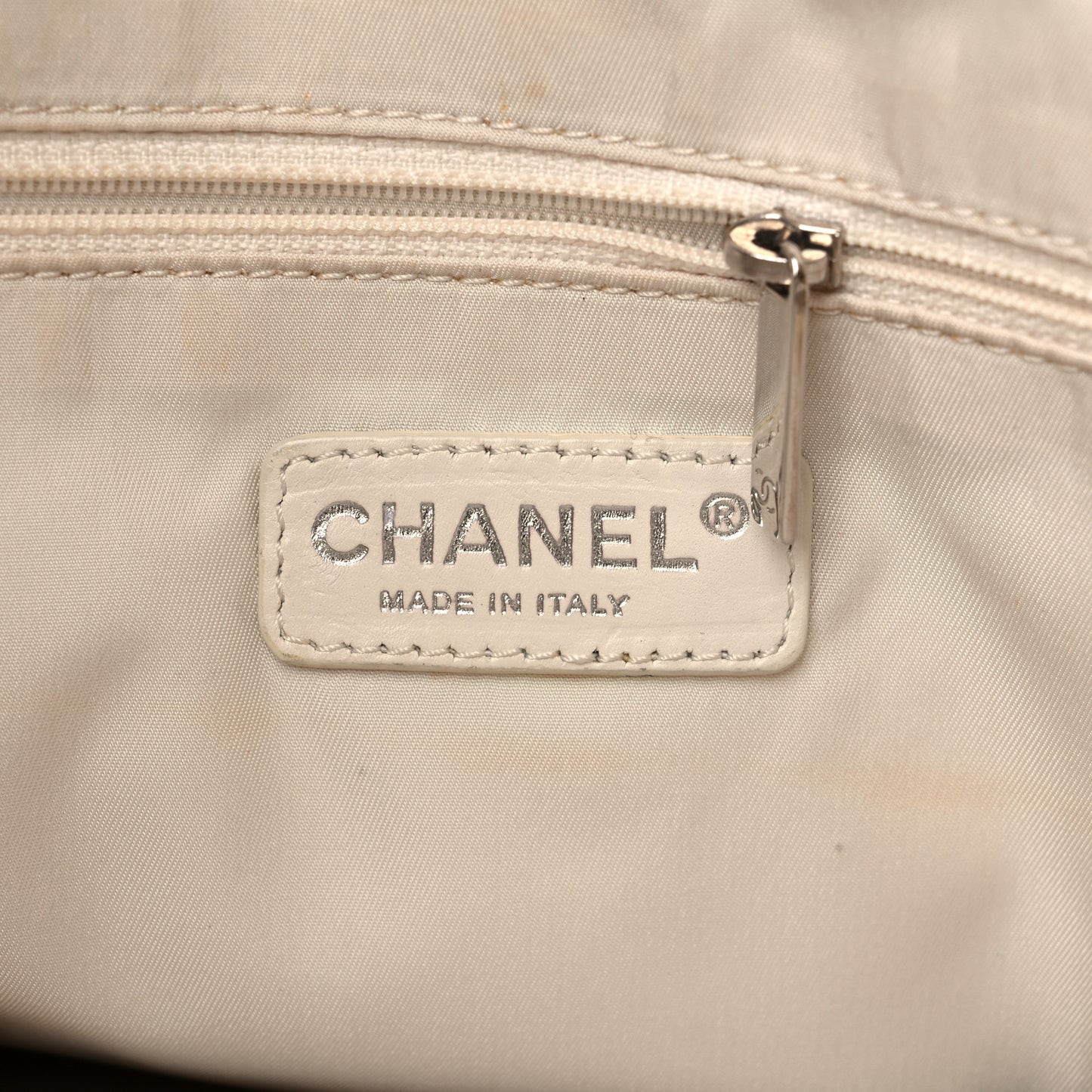 Metallic Coated Canvas Large Paris Biarritz Tote Gold