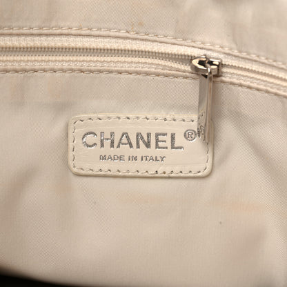 Chanel Metallic Coated Canvas Large Paris Biarritz Tote Gold 7 of 24
