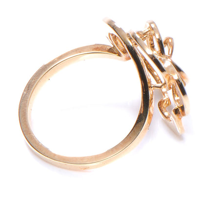 Chanel 18K Gold Profil de Camelia Ring 6 3 of 7